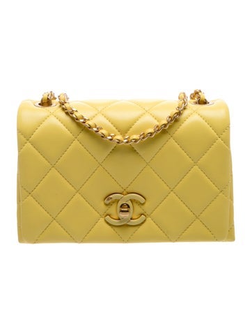 2024 Mini CC Enamel Flap Bag