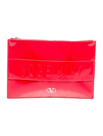 Valentino Patent Leather Voce Viva Mini