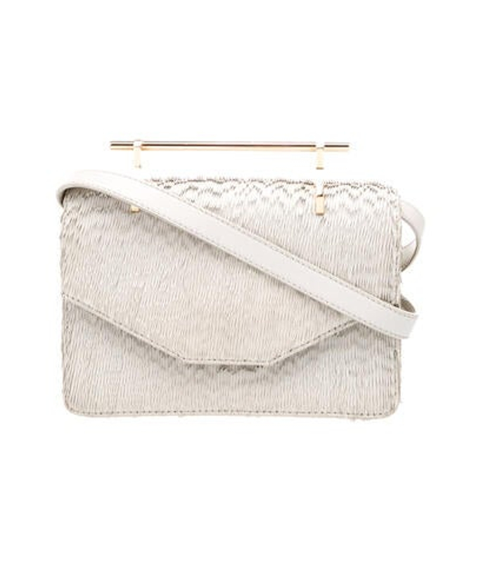 M2Malletier Leather Shoulder Bag
