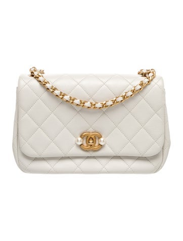Small Pearl Side Flap Bag