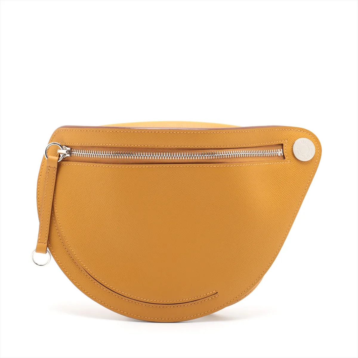 Hermès petite course Veau Epsom Sesame Silver Metal Fittings