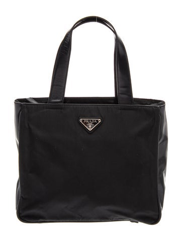 Tessuto Nylon Top Handle Bag