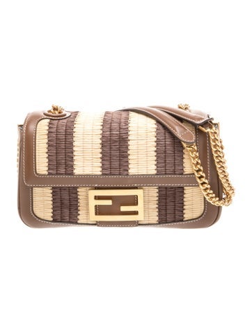 Leather Baguette Chain Midi