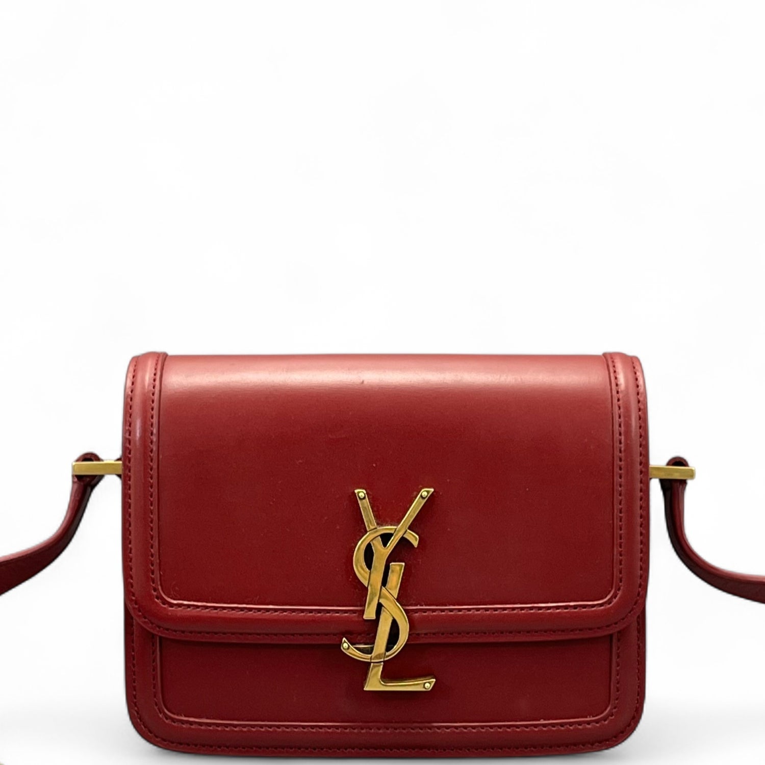 Saint Laurent Calfskin Solferino Small