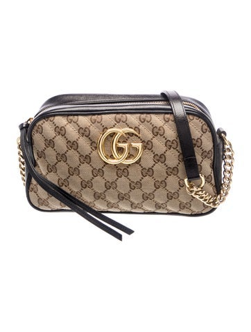 GG Canvas Marmont Small