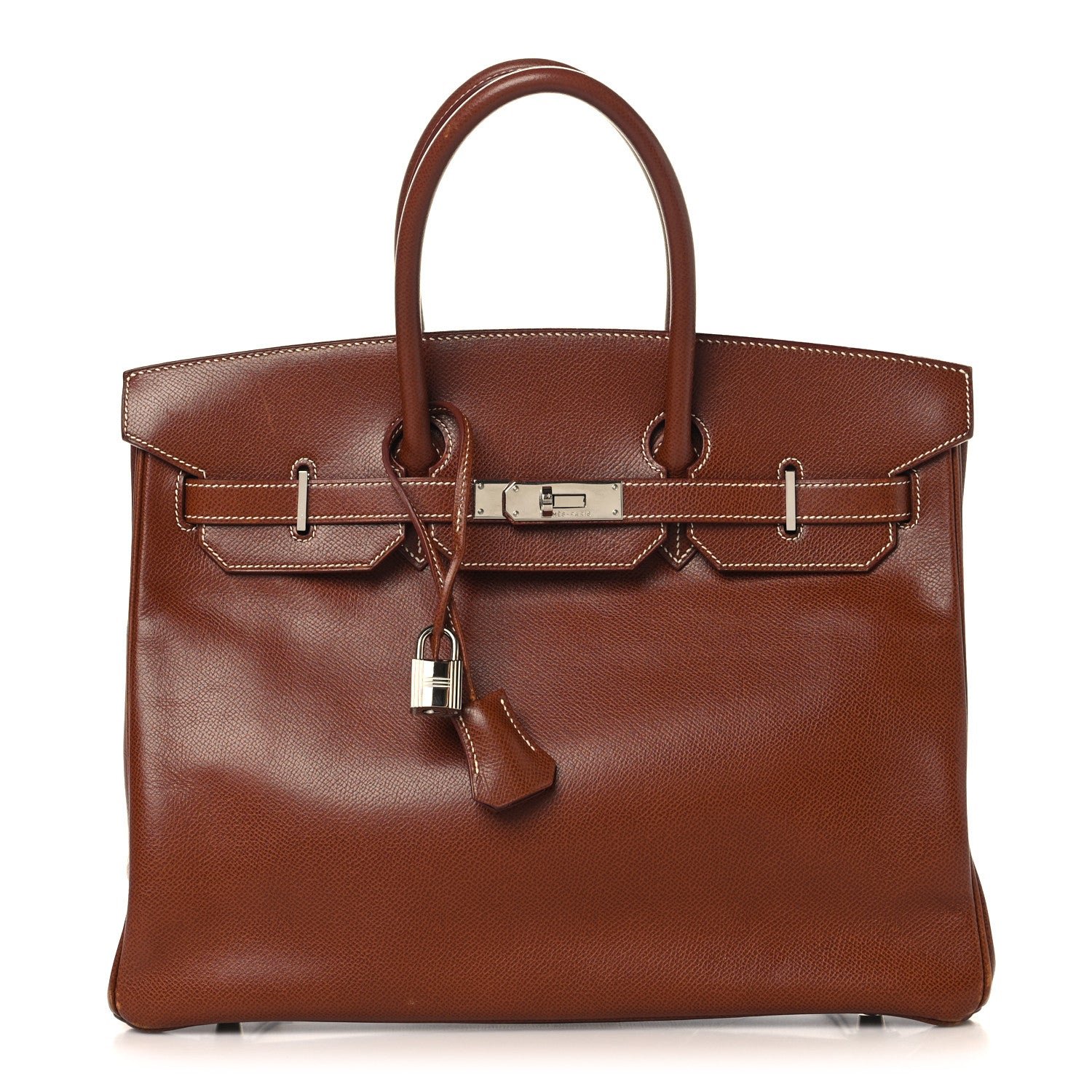 Hermes Hermes Veau Grain Lisse Birkin 35 Noisette