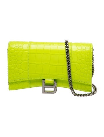 Balenciaga Embossed Leather Shoulder Bag