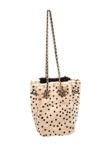 2026 Pony Hair Dalmatian Bucket Bag w/Tags