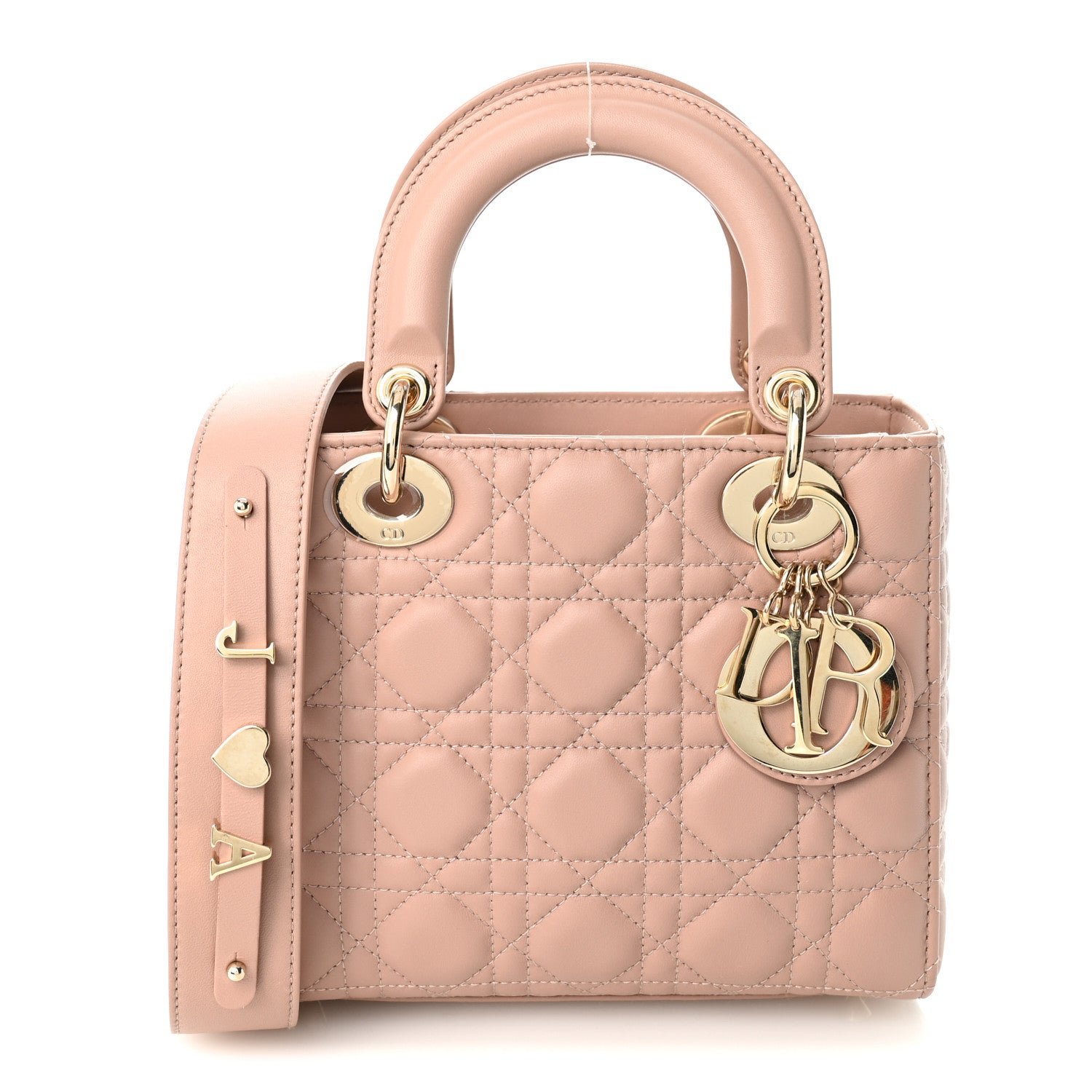 Christian Dior Lambskin Cannage Small My ABCDior Lady Dior Fard