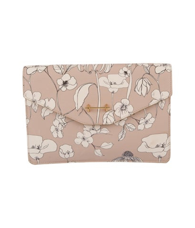 M2Malletier Leather Clutch