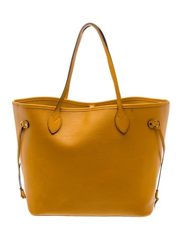 Epi Leather Neverfull w/Pouch MM