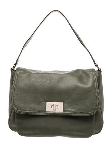 Leather Top Handle Bag