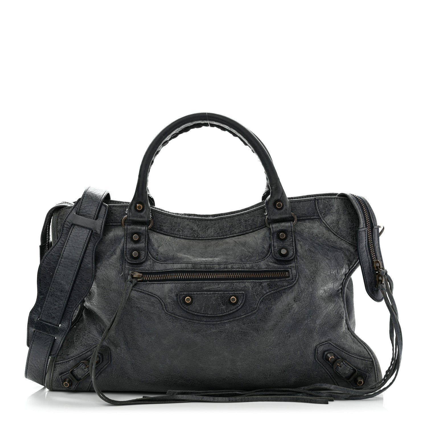 Balenciaga Agneau Classic Hardware City Dark Night