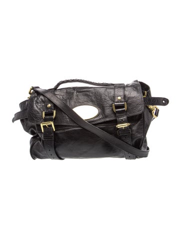 Leather Top Handle Bag