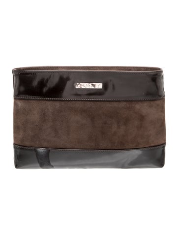 Suede Clutch