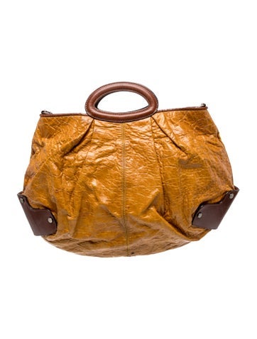 Leather Top Handle Bag