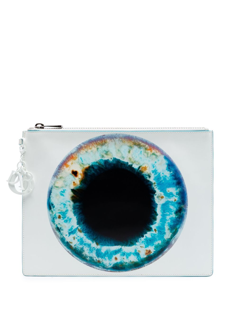 2016 Marc Quinn Eyeball Print Leather clutch bag
