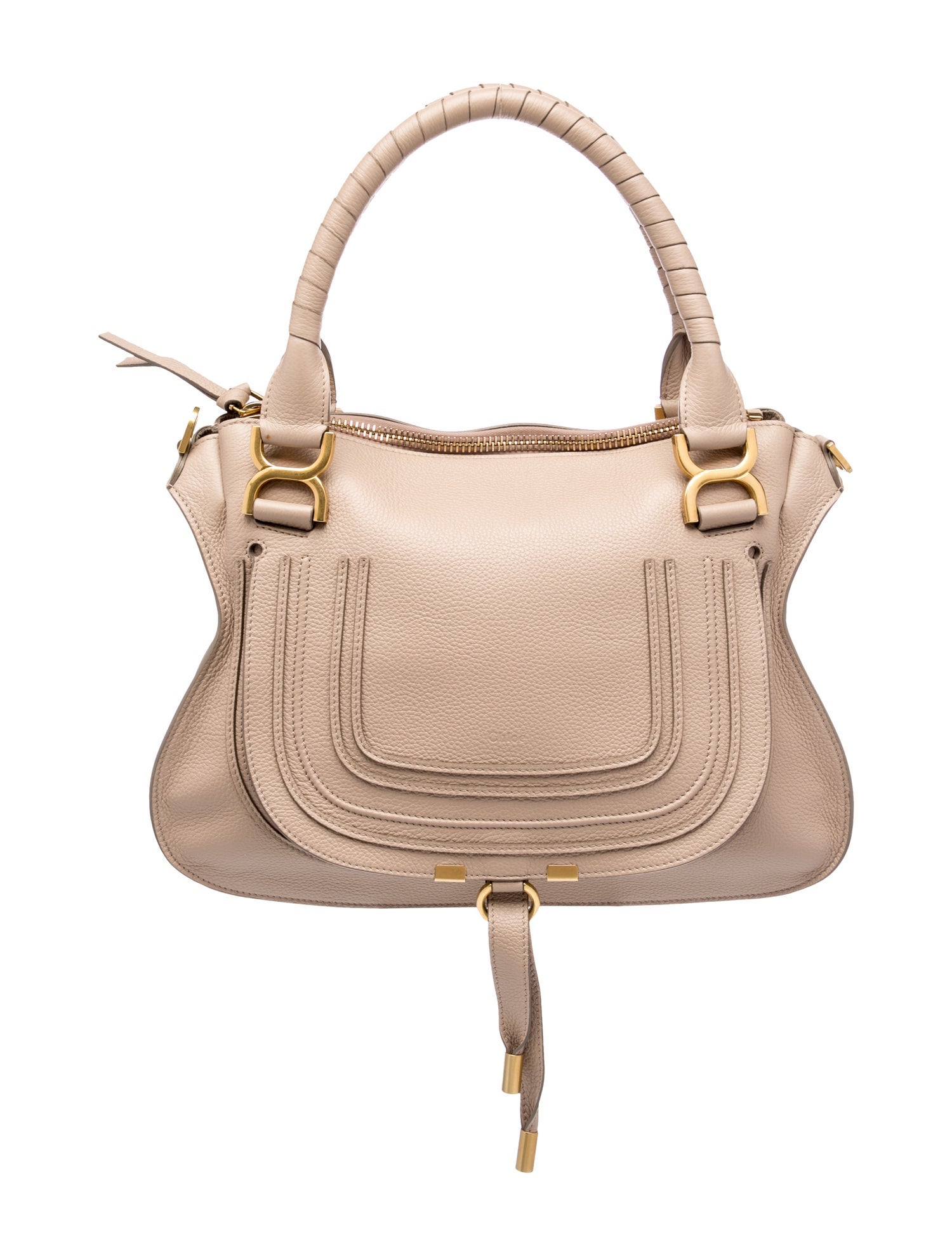 Leather Top Handle Bag