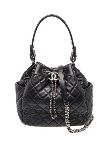 Small Chain Bucket Bag