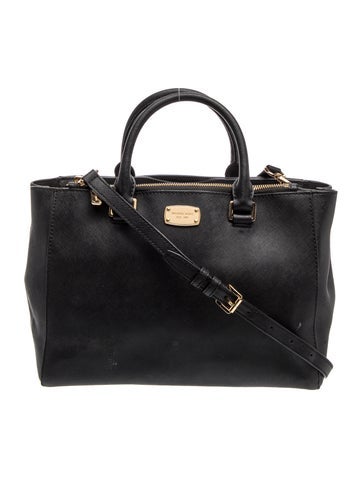 Saffiano Leather Top Handle Bag