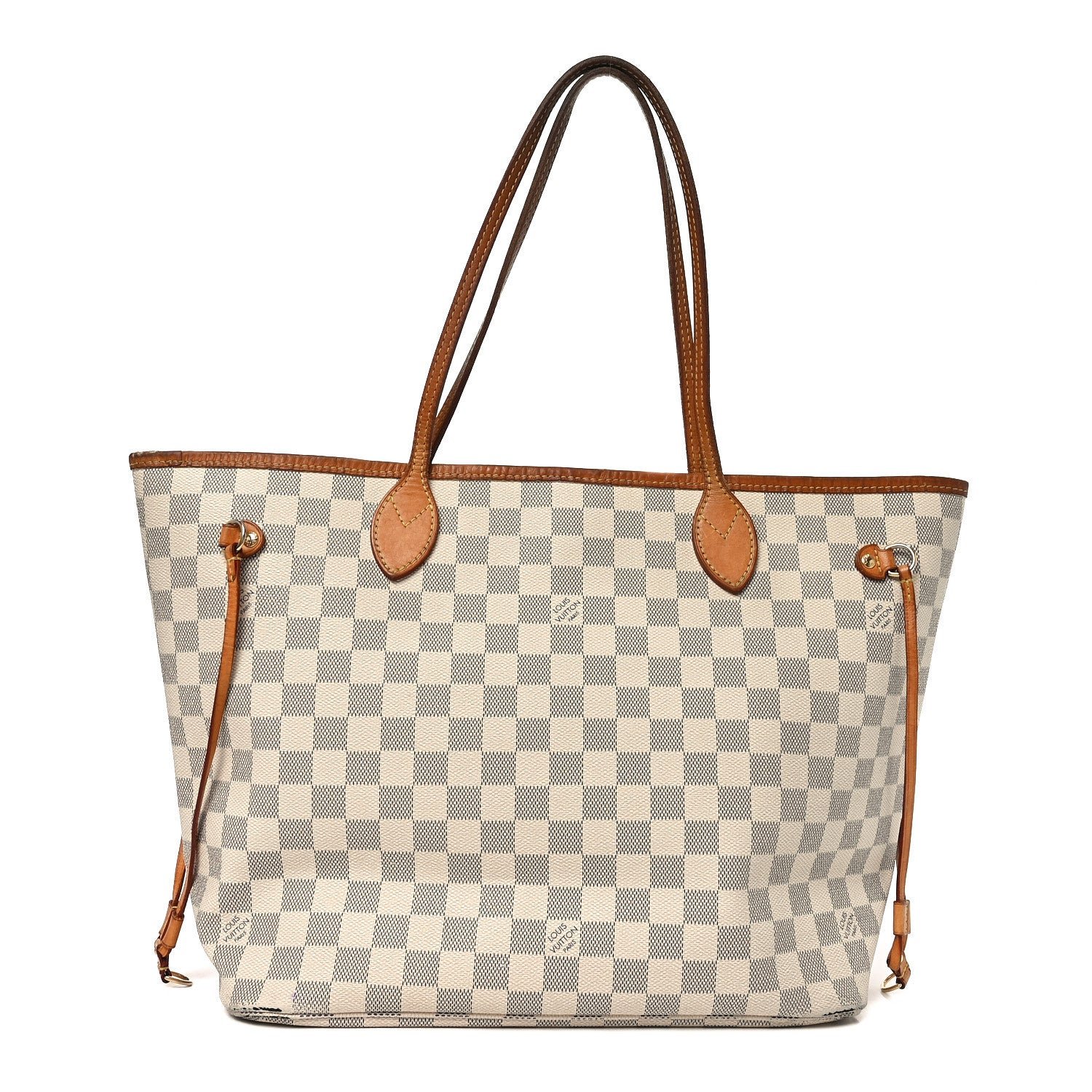 Louis Vuitton Damier Azur Neo Neverfull MM Rose Ballerine