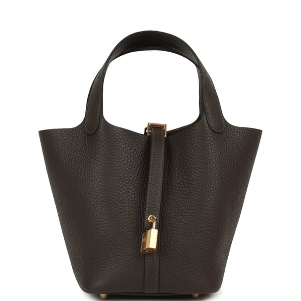 Hermes Hermes Picotin Lock 18 Ebene Clemence Gold Hardware