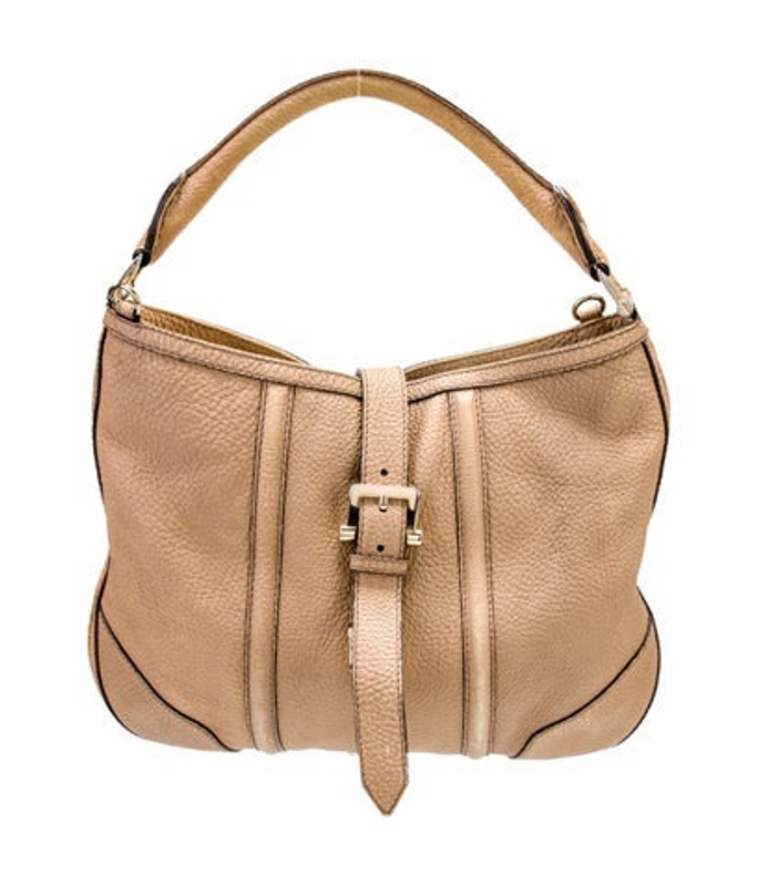 Burberry Leather Hobo Large