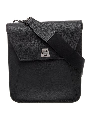 Akris Leather Messenger Bag