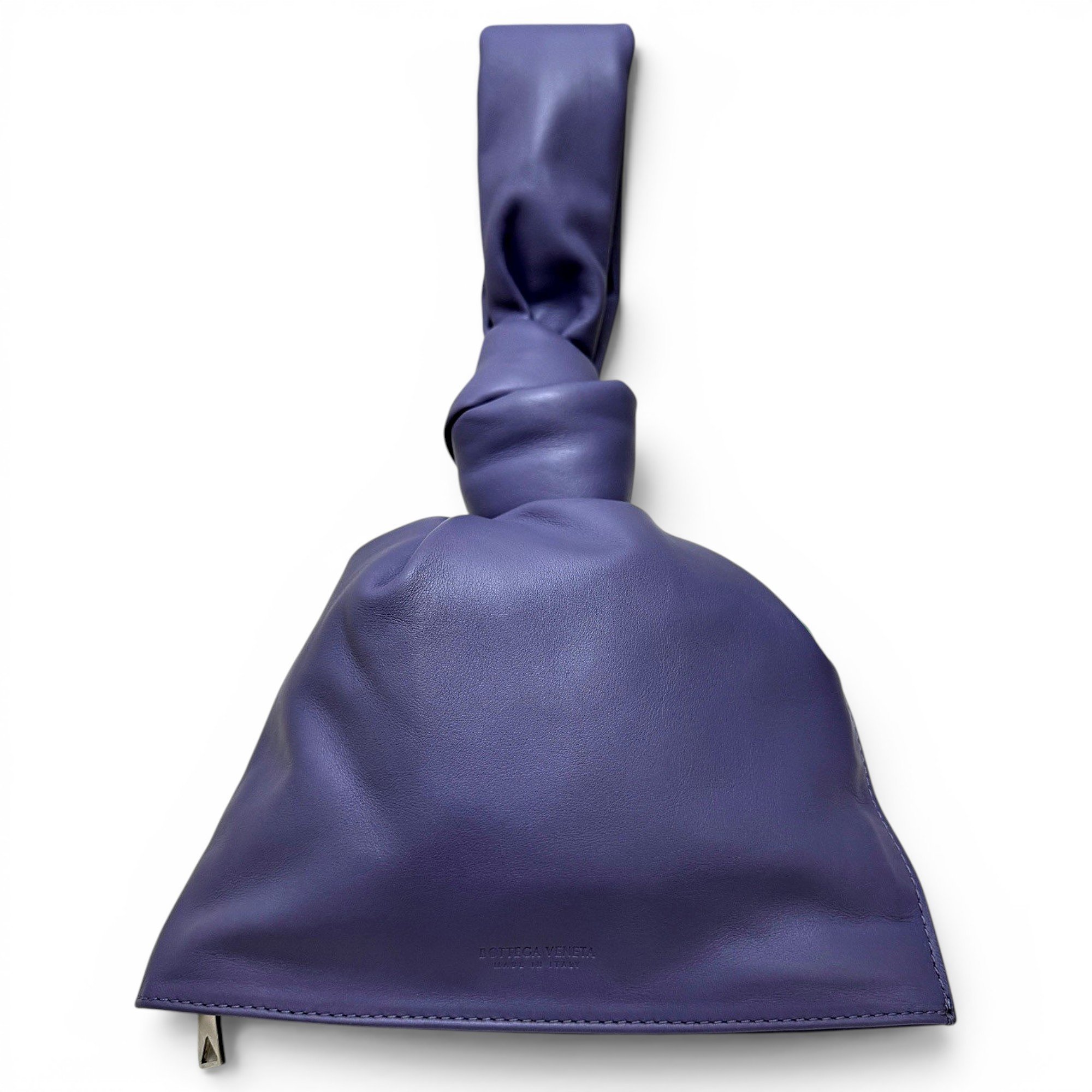 Twist leather handbag