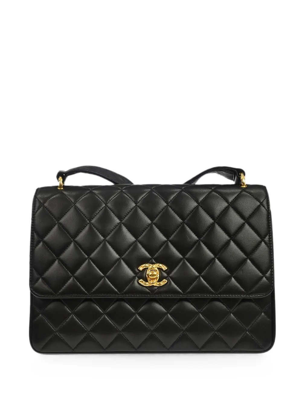 1992 large Flap Matelassé shoulder bag