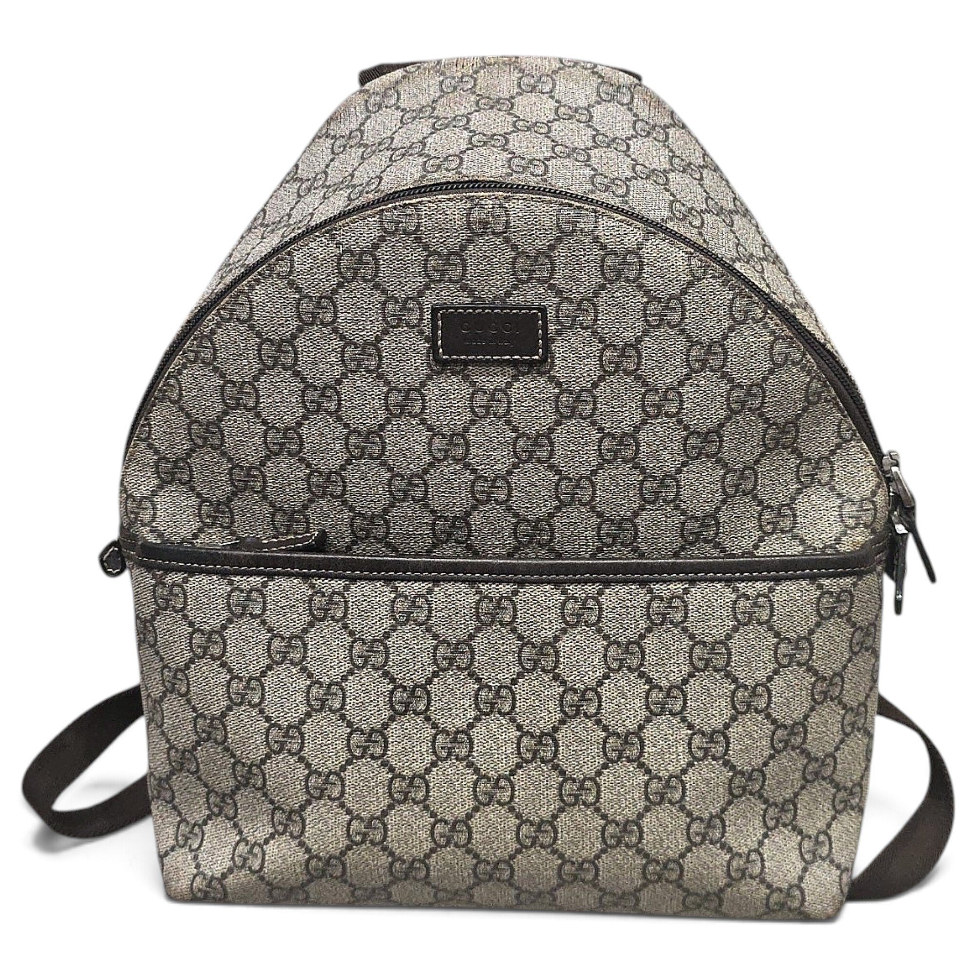 Leather backpack