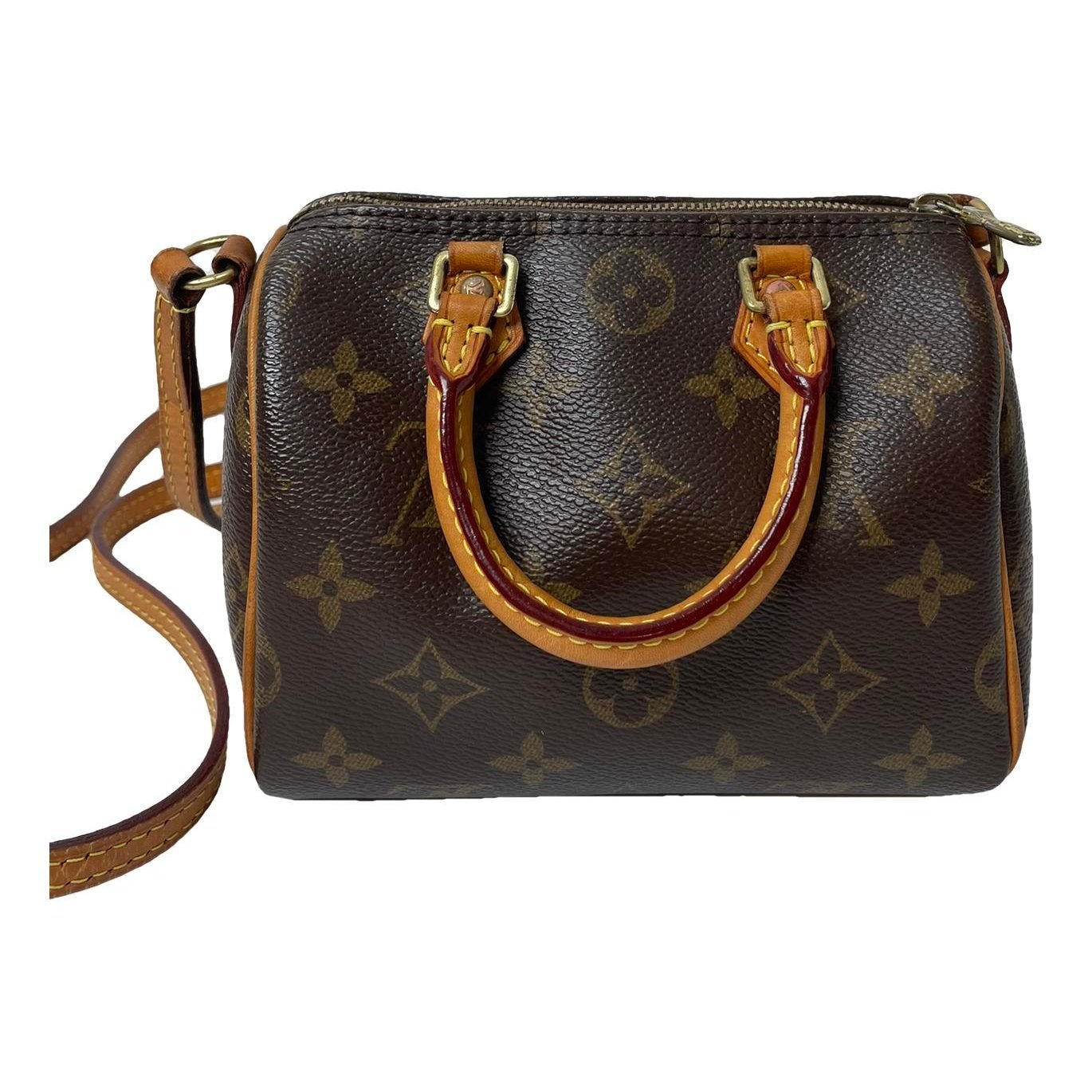 Nano Speedy / Mini HL leather handbag