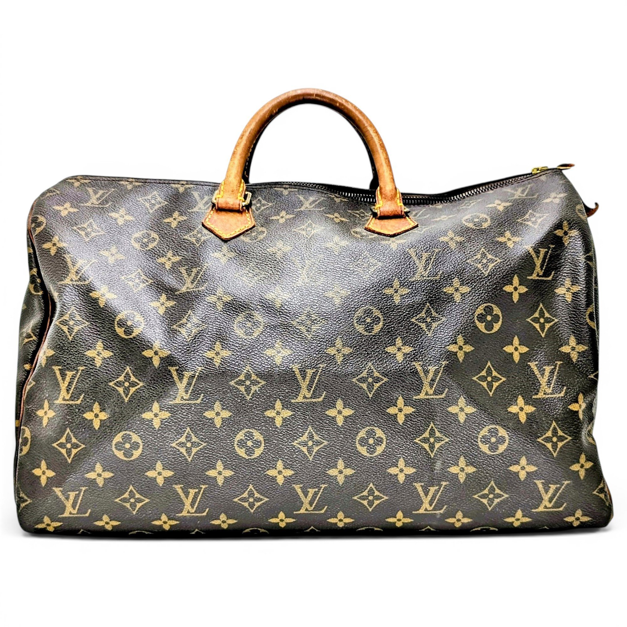 Speedy leather handbag