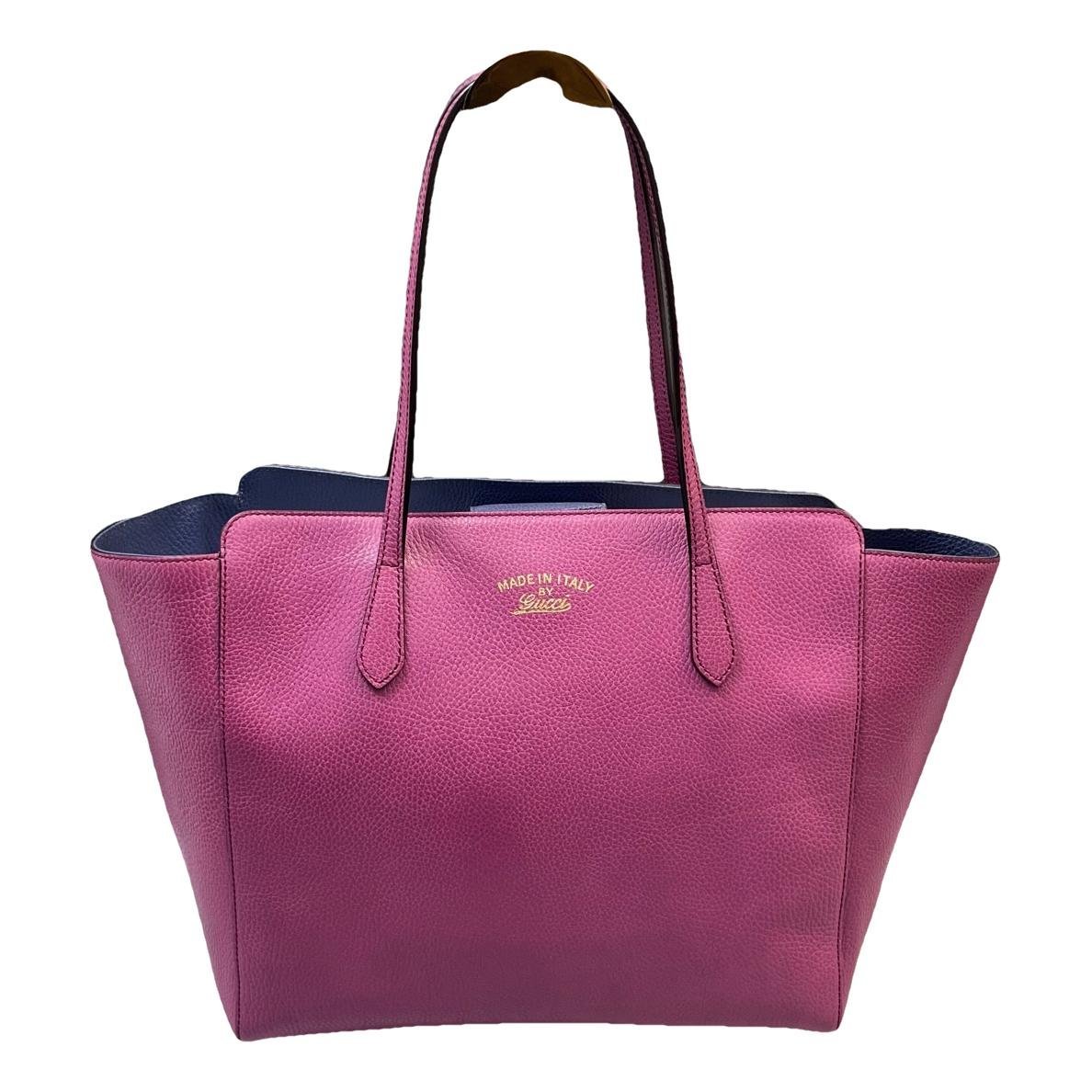 Swing leather handbag