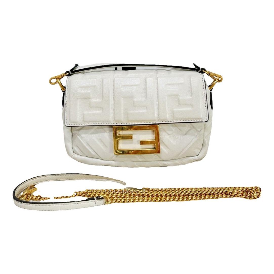 Fendi Baguette Chain Midi leather handbag