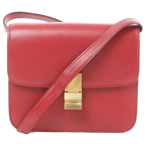 Classic leather crossbody bag