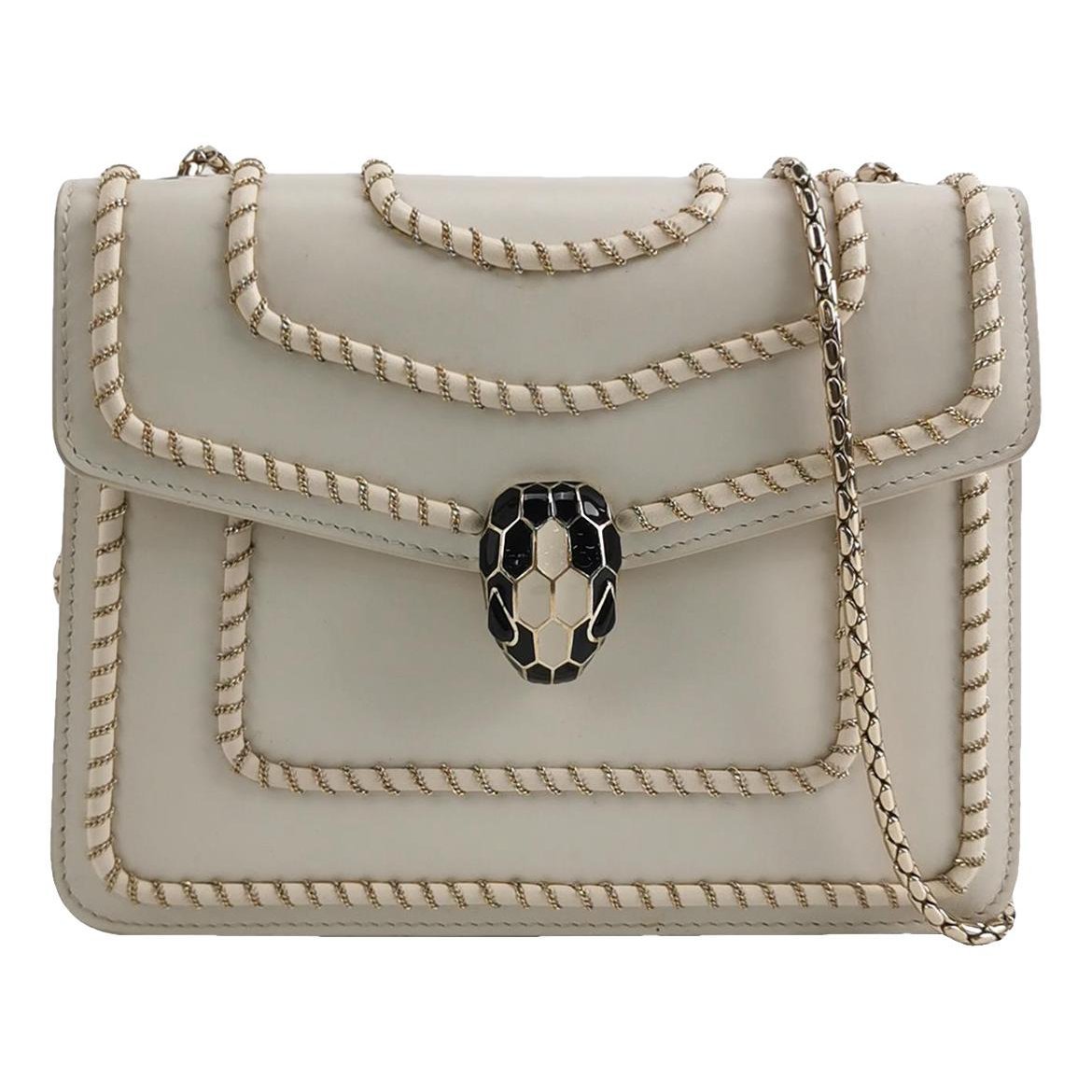 Serpenti leather handbag