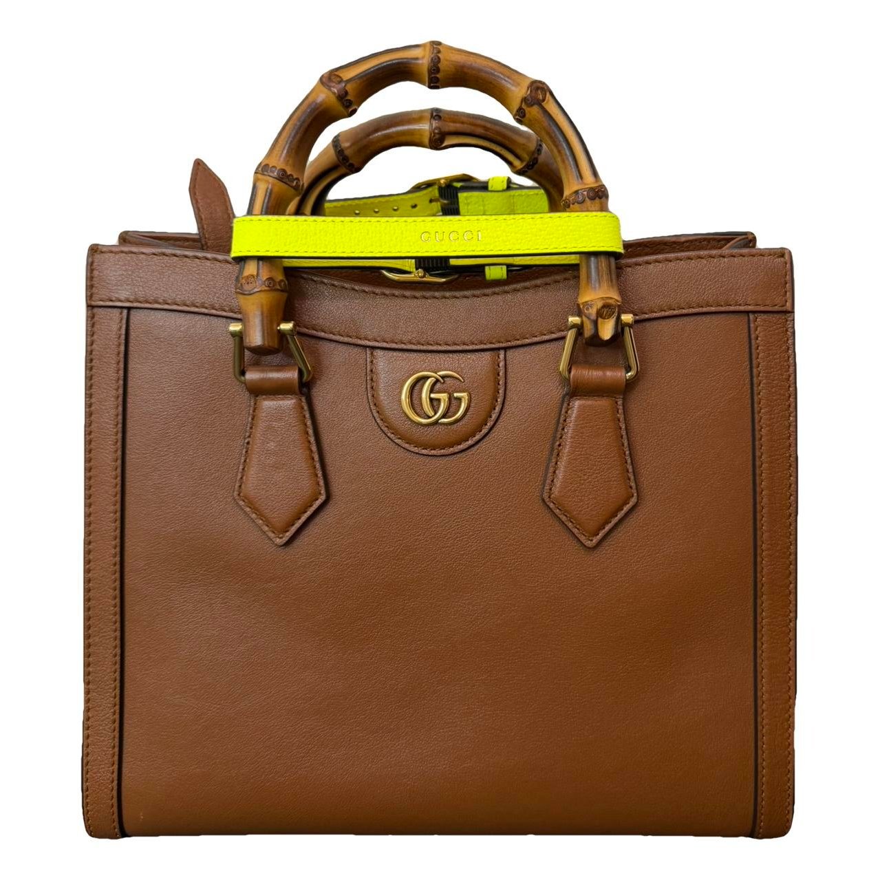 Diana Bamboo leather tote