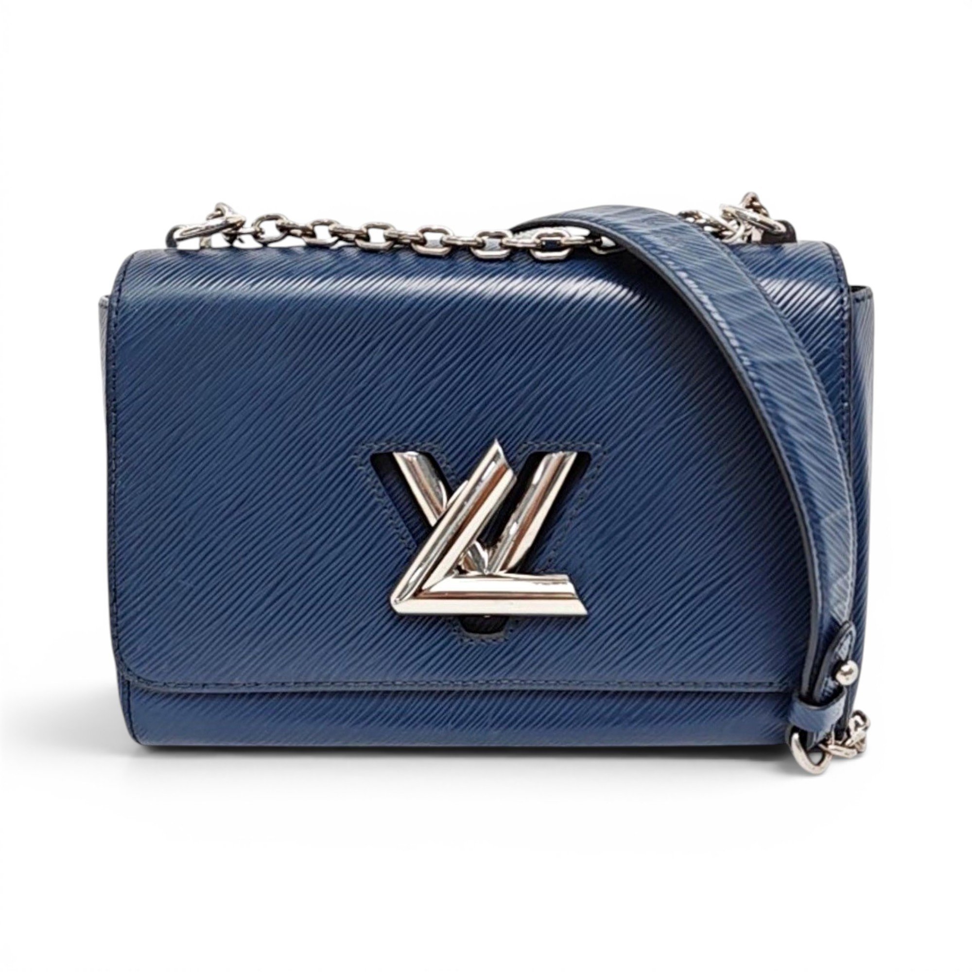 Twist leather handbag