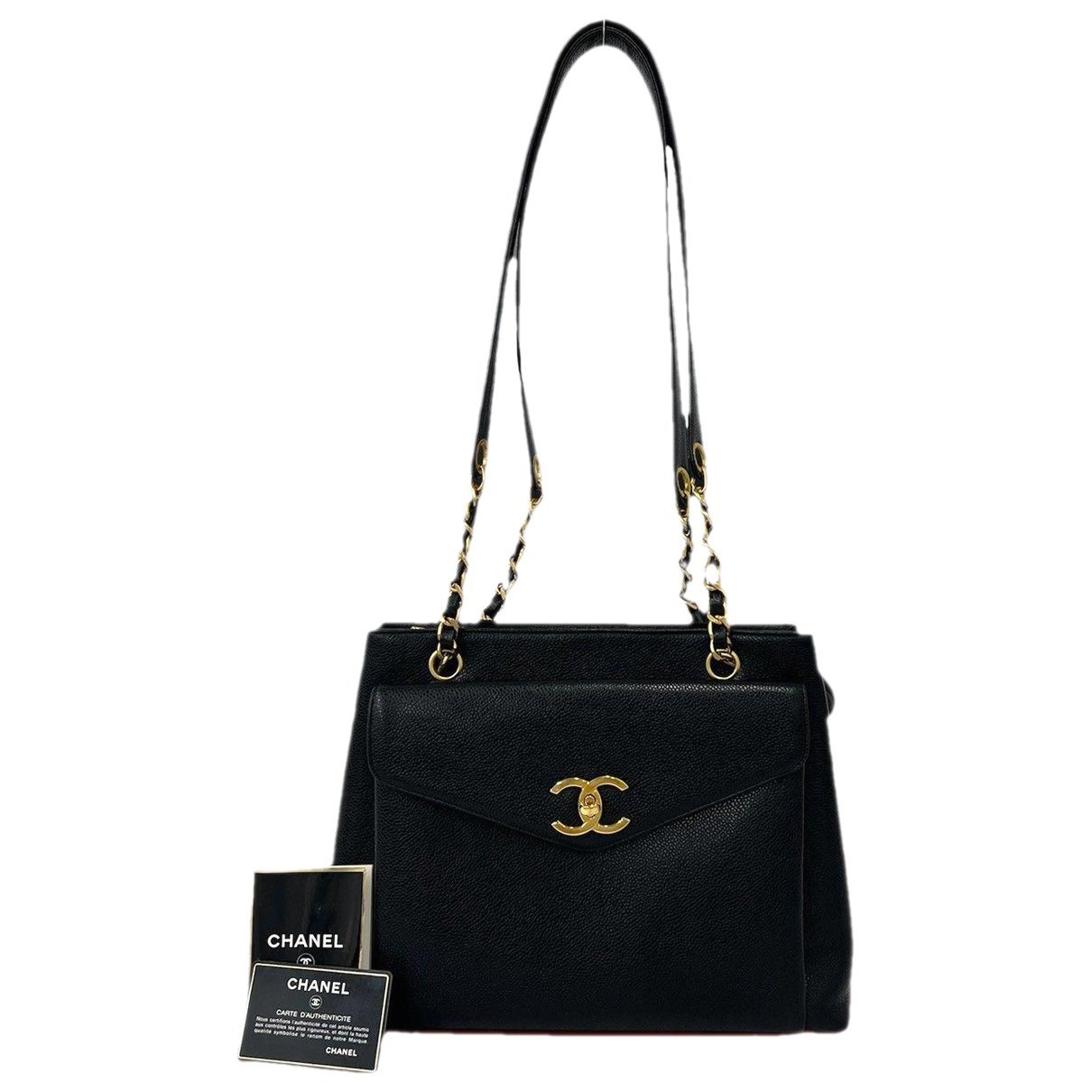 Leather tote
