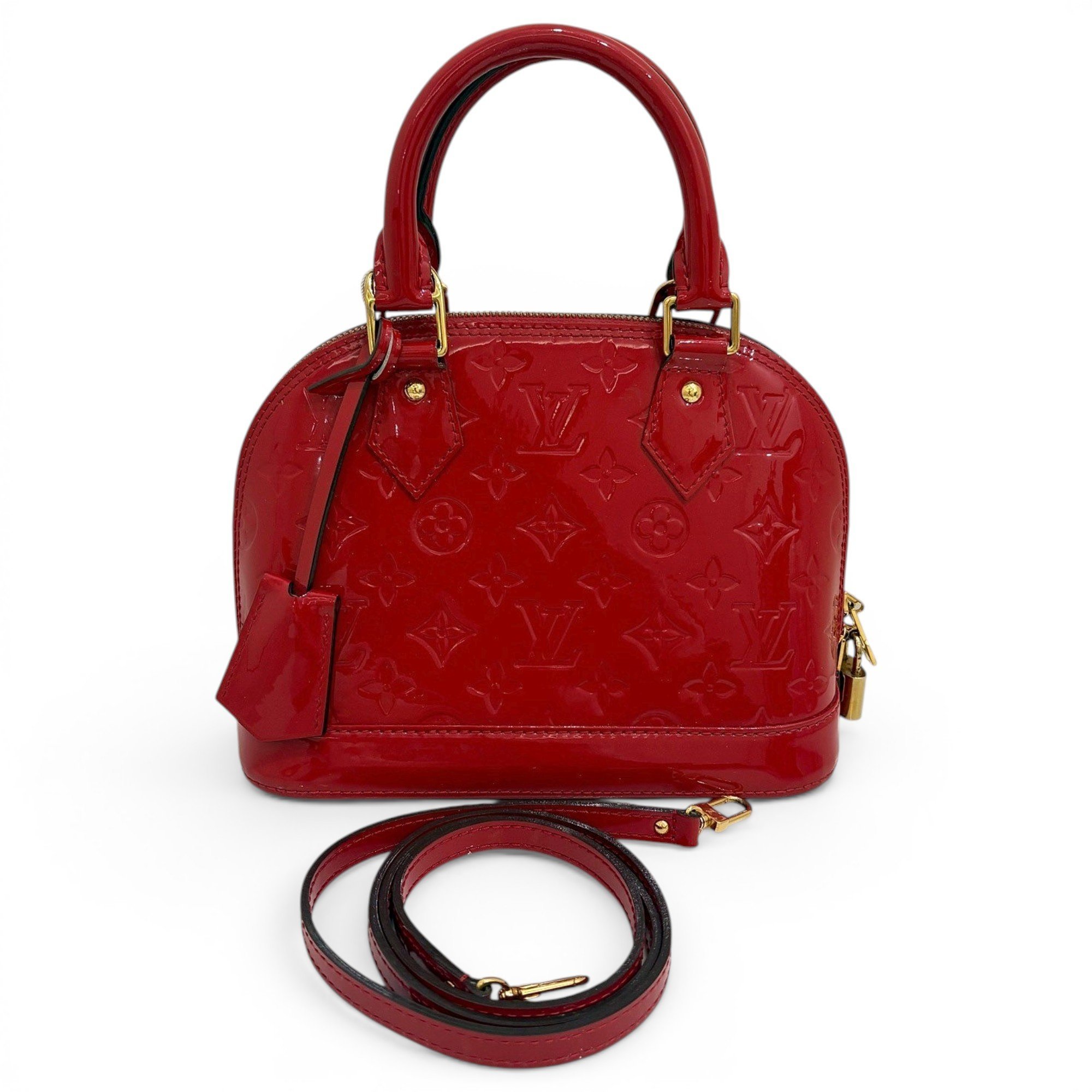 Alma BB patent leather crossbody bag