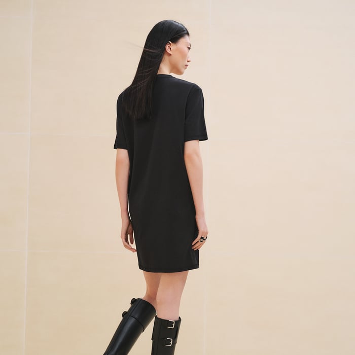 Noir "Mors a Jouets" T-shirt Dress