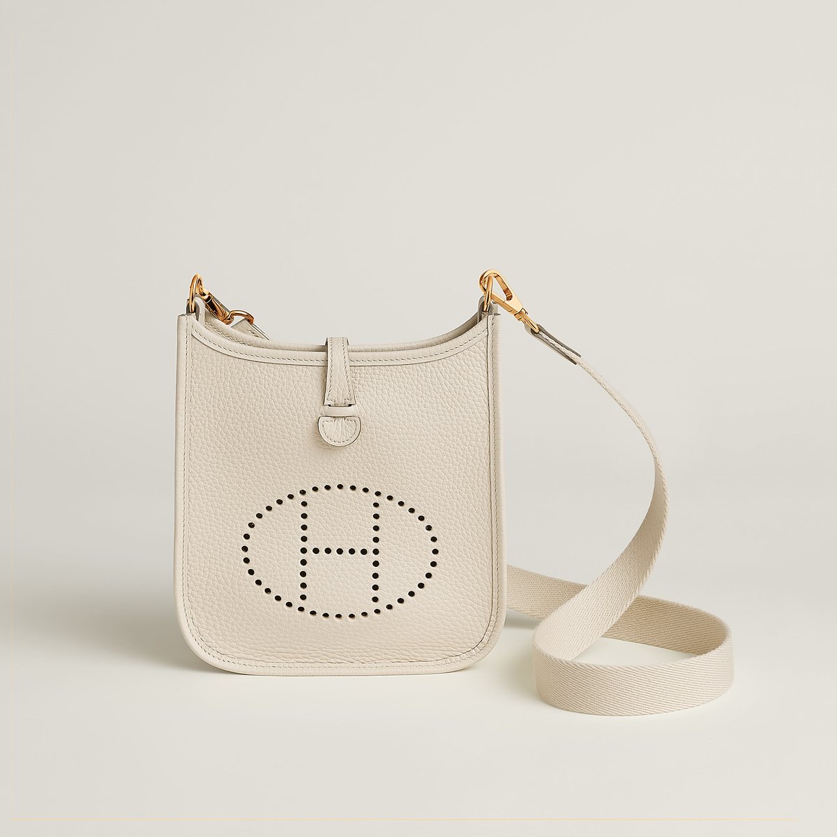 Hermès Evelyne 16 (TPM) in Craie