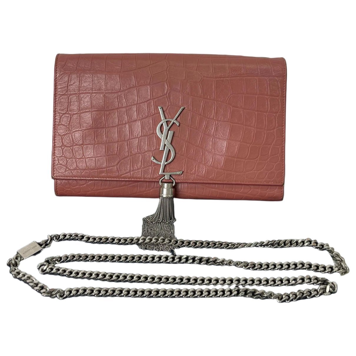 Pompom Kate leather crossbody bag