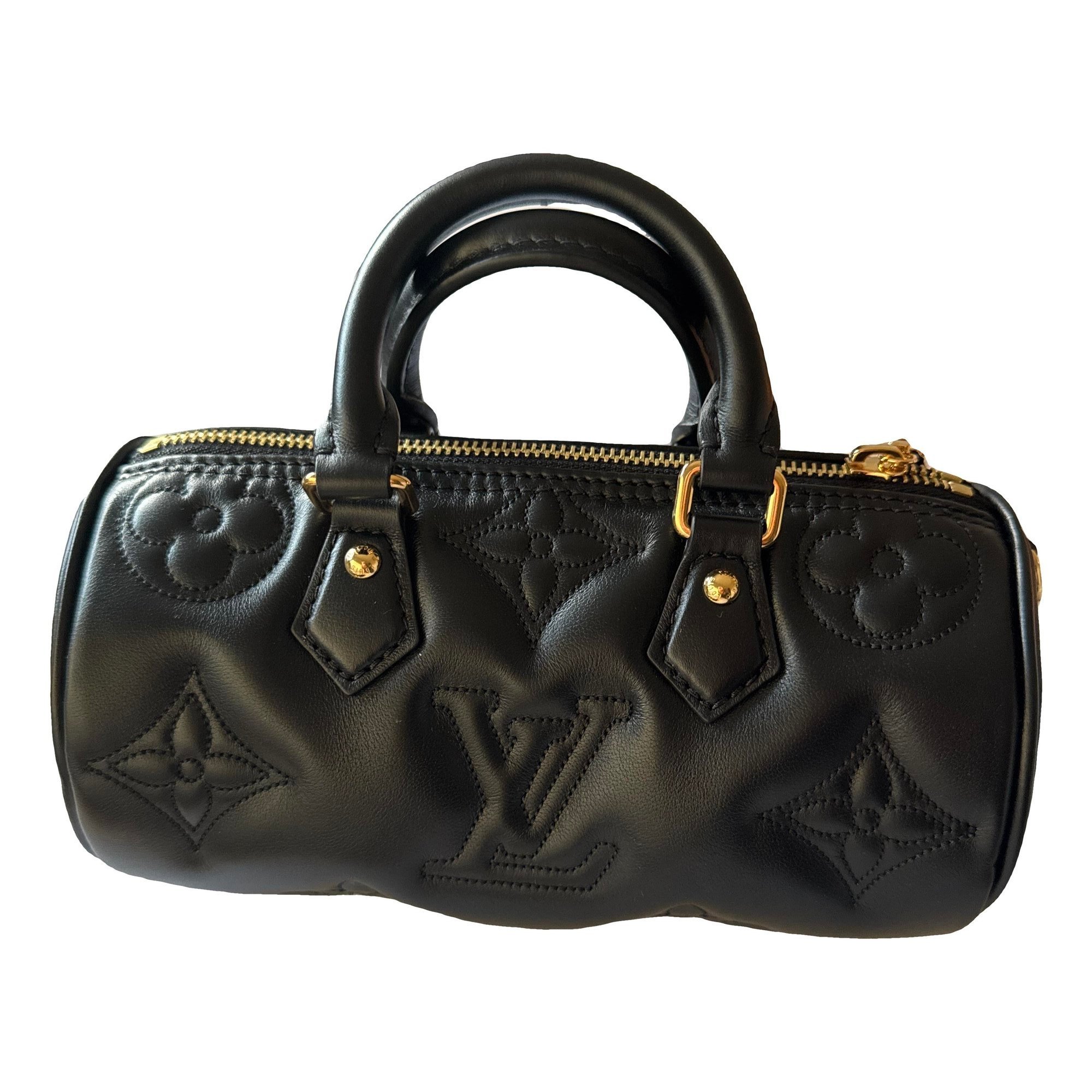 Papillon BB leather handbag