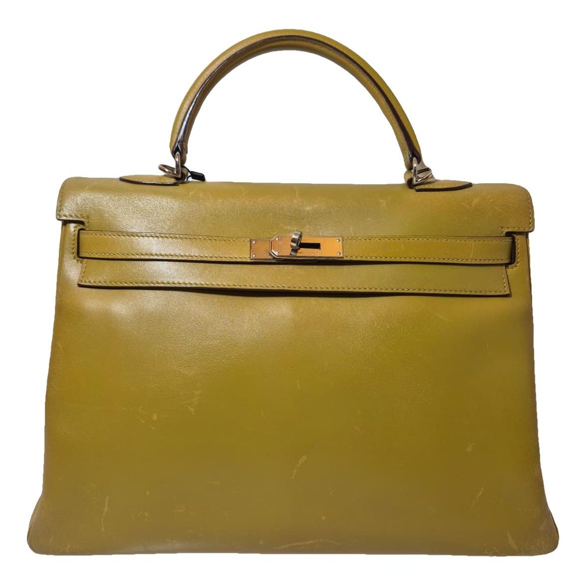 Kelly 35 leather handbag