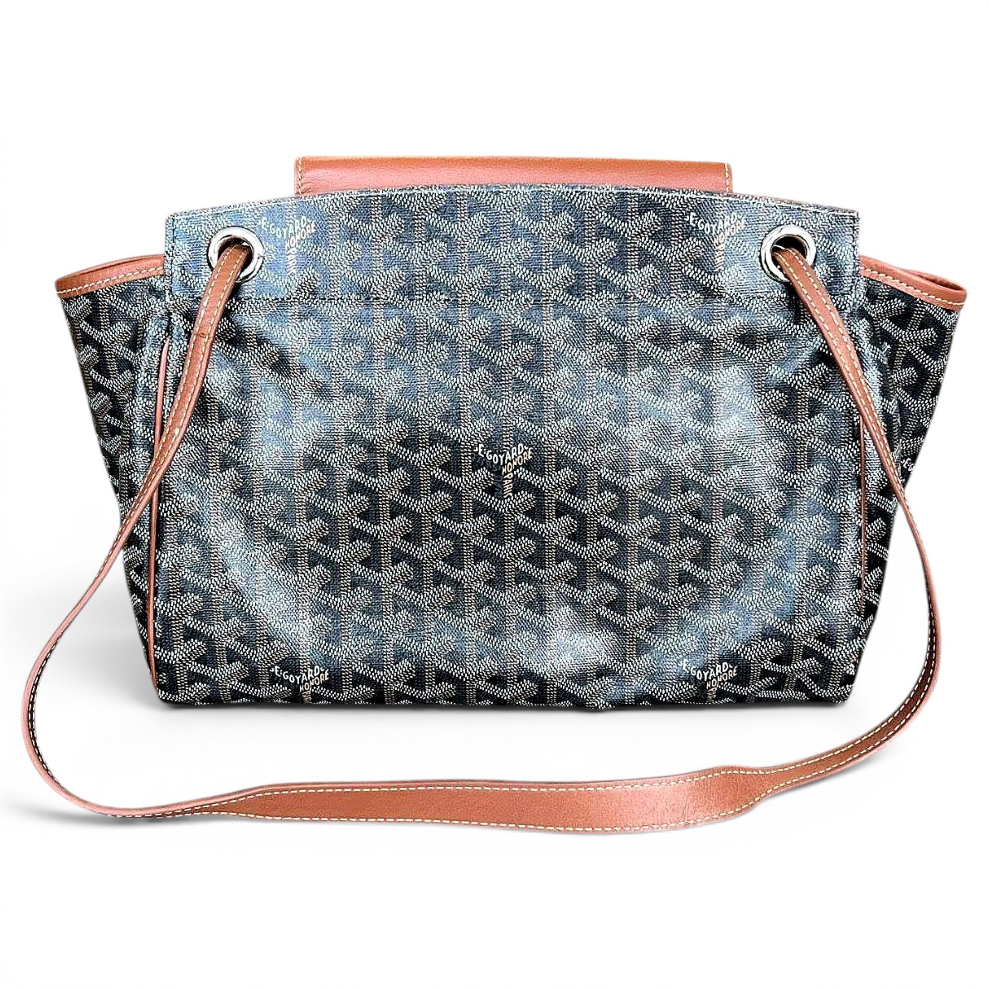 Rouette leather handbag