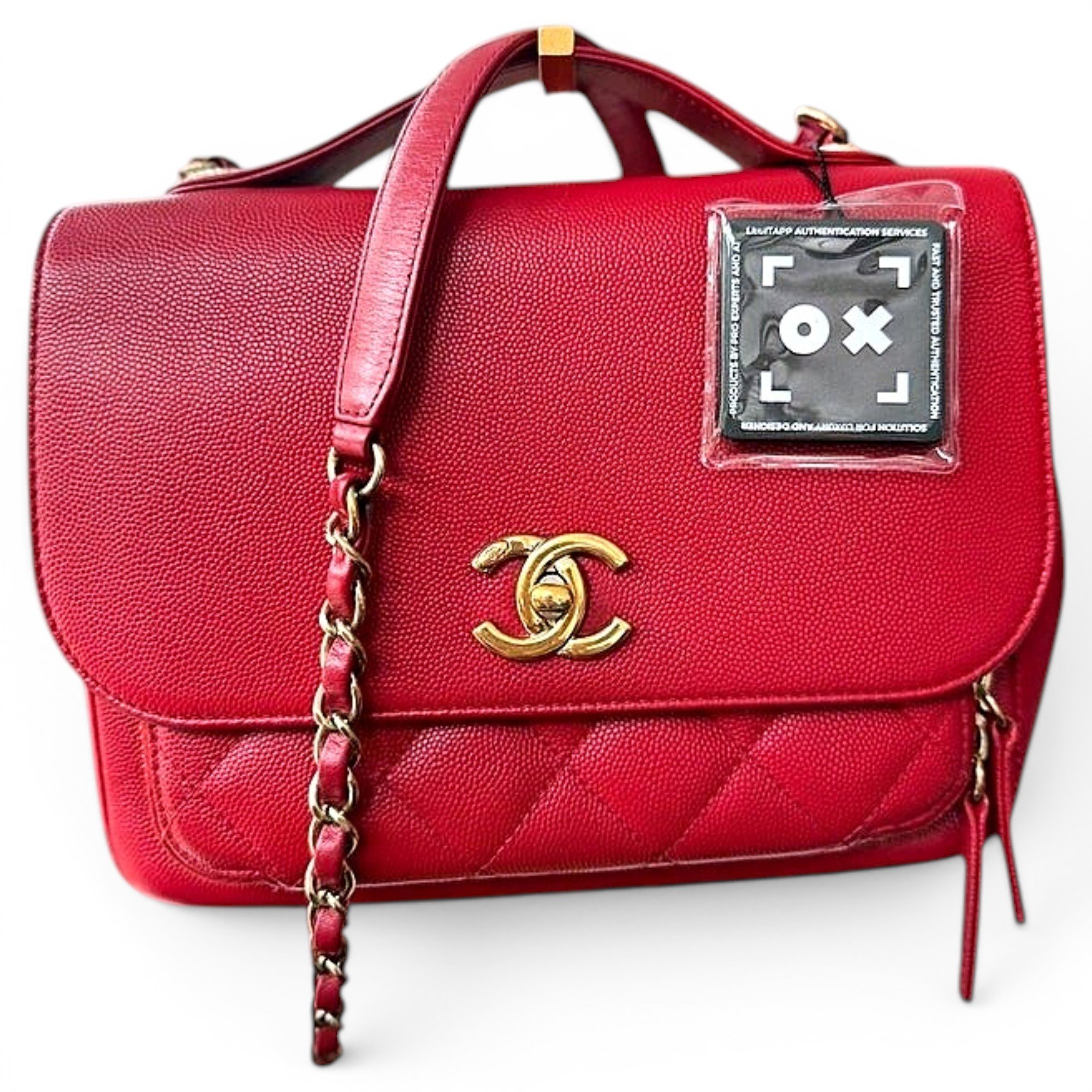 Leather handbag