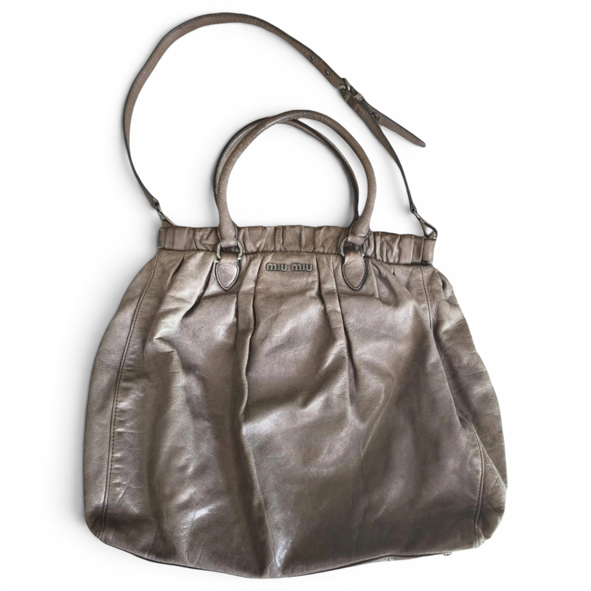 Leather handbag