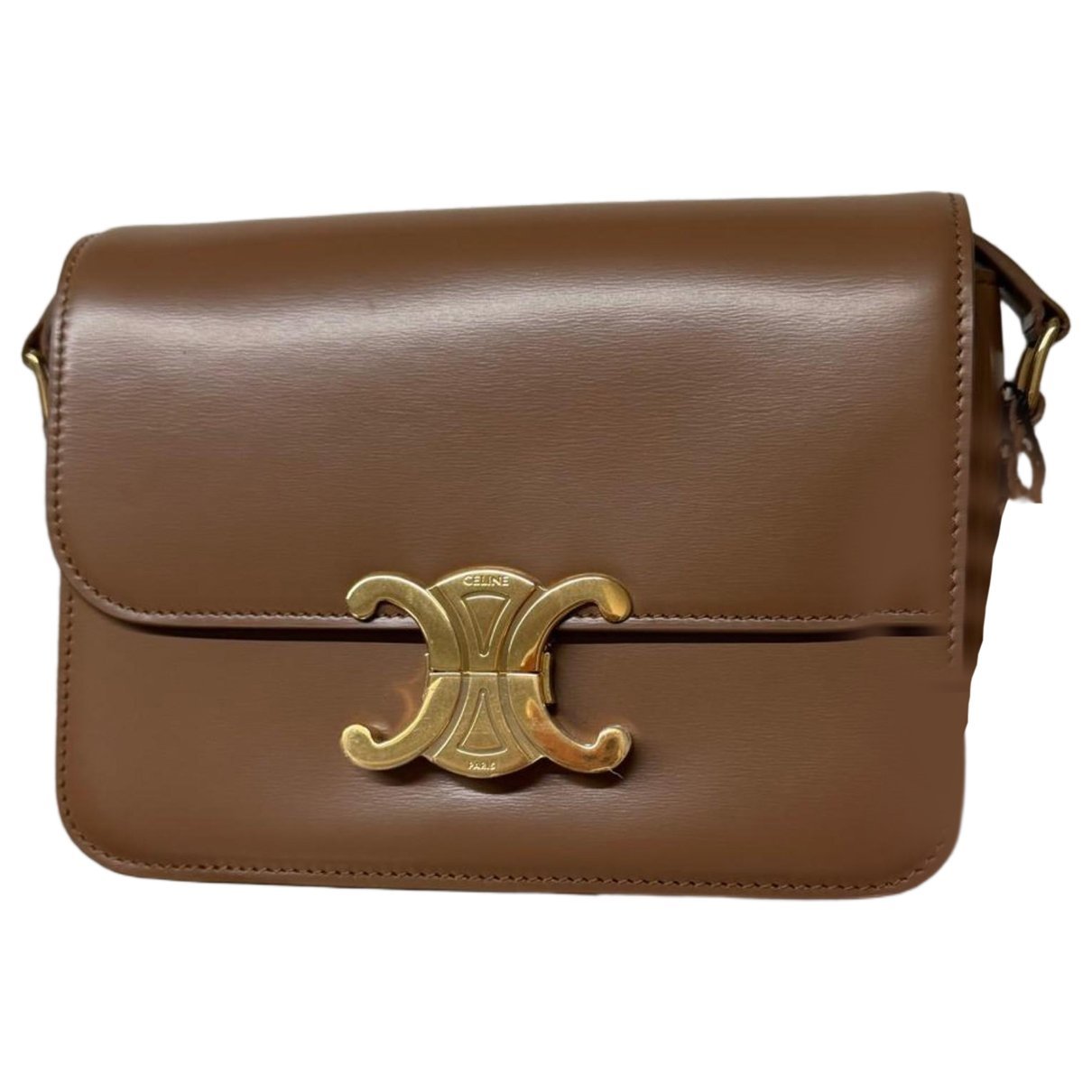 Triomphe leather handbag